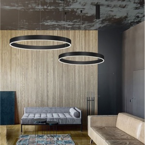 Lustra LED dimabila design circular MOTIF D-100cm - Img 2