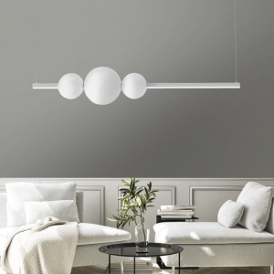 Lustra LED dimabila design modern SANDRA 3 WH 96613 universul-luminii.ro