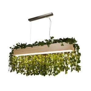 Lustra LED din lemn ideala pult sau masa bucatarie Ash