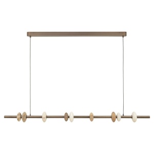 Lustra LED dsuspendata decorativa SOL Alabaster - Img 2