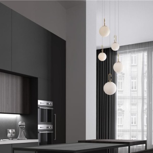 Lustra LED moderna cu 5 Pendule design elegant HOOK - Img 1