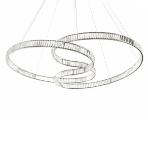 Lustra LED moderna design deosebit CHARMES 160A crom - Img 1