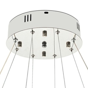 Lustra LED moderna design deosebit CHARMES 160A crom - Img 5