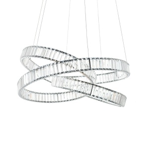 Lustra LED moderna design deosebit CHARMES 80 crom - Img 1