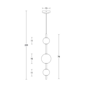 Lustra LED moderna design deosebit Colleen - Img 2