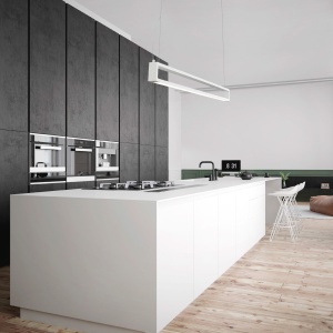 Lustra LED moderna suspendata design liniar LINE NVL-9117338 - Img 2