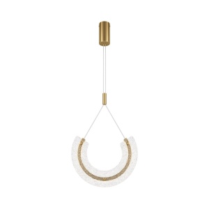 Lustra LED, pendul design modern Maya auriu - Img 1
