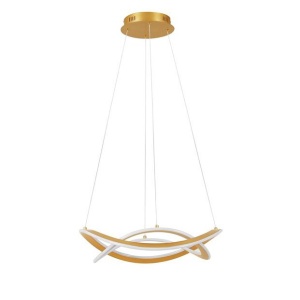 Lustra LED suspendata Celestia auriu - Img 1