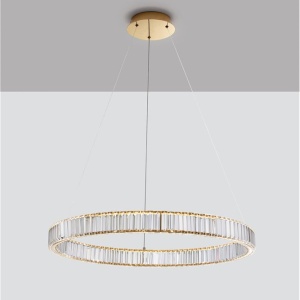 Lustra LED suspendata cristal design elegant AURELIA 47W - Img 3
