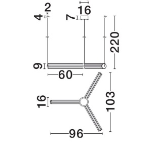 Lustra LED suspendata design decorativ ESSENZO - Img 12