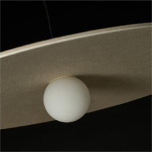 Lustra LED suspendata design decorativ FREYA 60 bej 143813 universul-luminii.ro