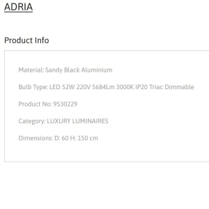 Lustra LED suspendata design elegant ADRIA D-60cm - Img 3