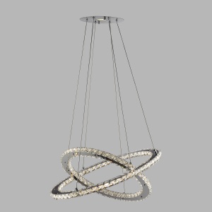 Lustra LED suspendata design elegant Clover 28W 8757-168CC SRT - Img 2