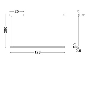 Lustra LED suspendata design minimalist LIOS - Img 7