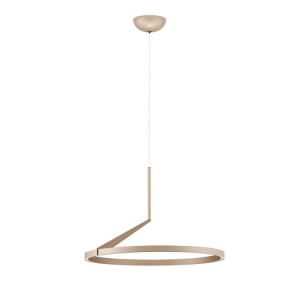 Lustra LED suspendata design minimalist TILIA moca coffee