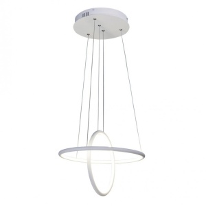 Lustra LED suspendata design modern circular Donatella 40cm - Img 1
