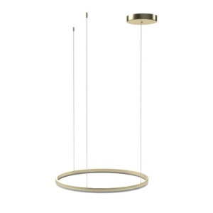 Lustra LED suspendata design modern circular geometric HALO PENDANT 60 GO - Img 1