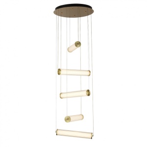 Lustra LED suspendata design modern Clamp aurie 63125-5GO SRT