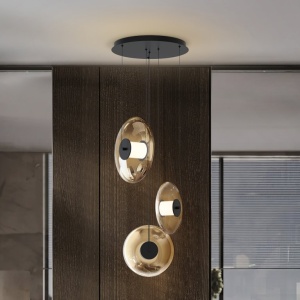 Lustra LED suspendata design modern Diabolo 3L - Img 3