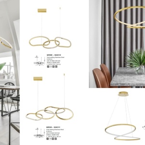 Lustra LED suspendata design modern GIRISH 50W 205333 universul-luminii.ro