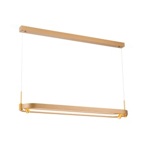 Lustra LED suspendata design modern GRACE aurie 155713 universul-luminii.ro