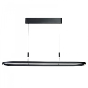 Lustra LED suspendata design modern LAYLA negru 3000K DIMM