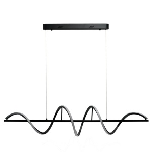 Lustra LED suspendata design modern MEMPHIS negru 3-STEP DIMM