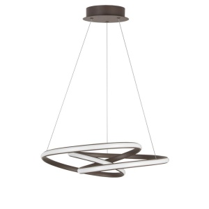Lustra LED suspendata design modern MENTON cafenie NVL-9147113