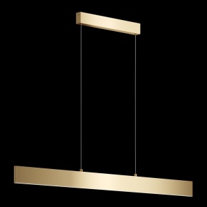 Lustra LED suspendata design modern Step auriu 23W - Img 3