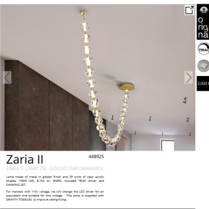 Lustra LED suspendata design modern Zaria II - Img 6