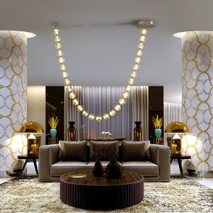 Lustra LED suspendata design modern Zaria II - Img 2