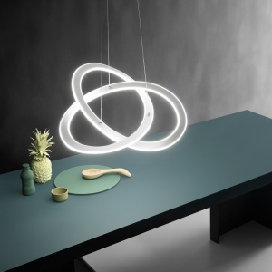 Lustra LED suspendata diametru 67cm YARA 3000K sau 4000K 227373 universul-luminii.ro