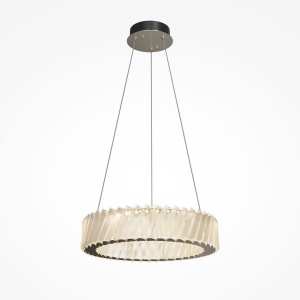 Lustra LED suspendata din otel si sticla Cilia 20W 3000K - Img 2