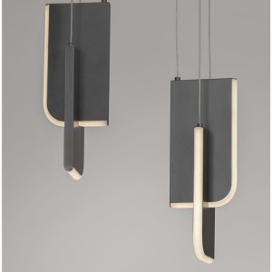 Lustra LED suspendata liniara design decorativ 3000K TOTEM - Img 6