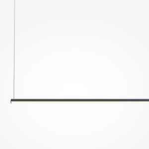 Lustra LED suspendata liniara stil minimalist Halo 80cm negru 144953 universul-luminii.ro