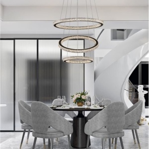 Lustra LED suspendata moderna design elegant GINEVRA 69W 108743 universul-luminii.ro