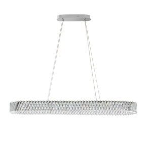 Lustra LED suspendata ovala design elegant ARIETTA L-119cm
