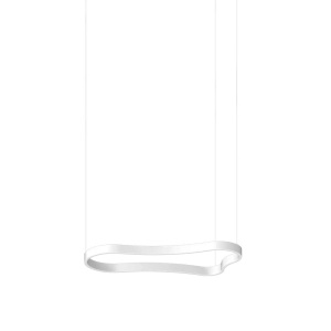 Lustra LED suspendata Waves-1 sp alba - Img 1