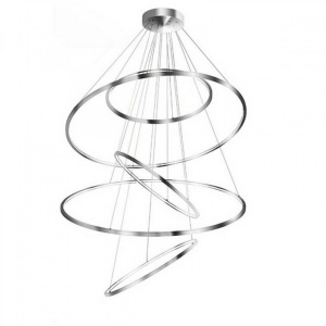 Lustra LED XXL dimabila design modern casa scarii Wheel crom ZZ AZ3417