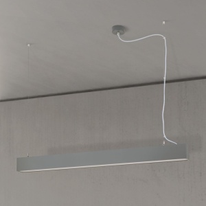 Lustra liniara aplicata/ suspendata LED CCT PALKKI 113cm, argintiu - Img 4