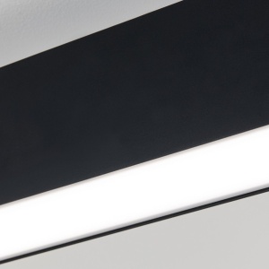Lustra liniara aplicata/ suspendata LED CCT PALKKI 113cm, negru - Img 12