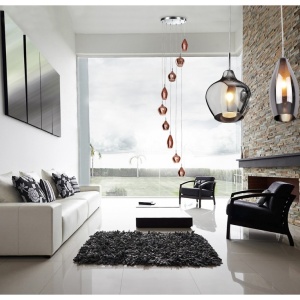 Lustra moderna AMBER MILANO 5 clar ZZ AZ3076 80263 universul-luminii.ro