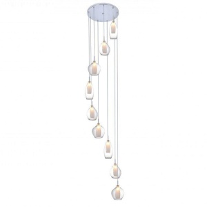 Lustra moderna AMBER MILANO 9 clar ZZ AZ3102