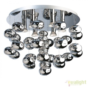 Lustra moderna aplicata design deosebit 49cm Luvia CH - Img 1