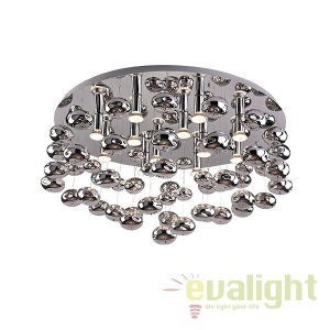 Lustra moderna aplicata design deosebit 80cm Luvia CH - Img 1