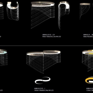 Lustra moderna aplicata LED Vision design LUX ANNULUS 01 – I - Img 5