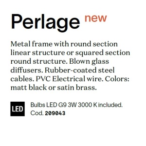 Lustra moderna cu 11 surse de lumina PERLAGE SP11 NERO 100703 universul-luminii.ro
