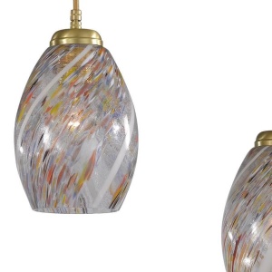 Lustra moderna cu 3 pendule design italian 10034 multicolor 107413 universul-luminii.ro