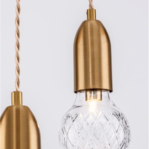 Lustra moderna cu 3 pendule design minimalist VEDA 204203 universul-luminii.ro