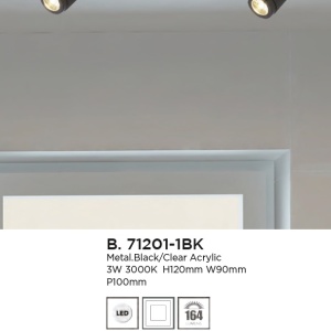 Lustra moderna cu 4 spoturi LED orientabile HANDLEBAR 71201-4BK SRT - Img 3